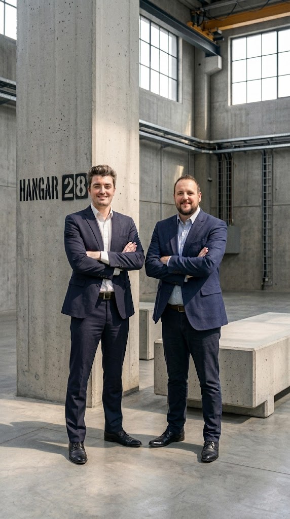 Matt Nigrelli and TJ Bostian, founders of Hangar 28